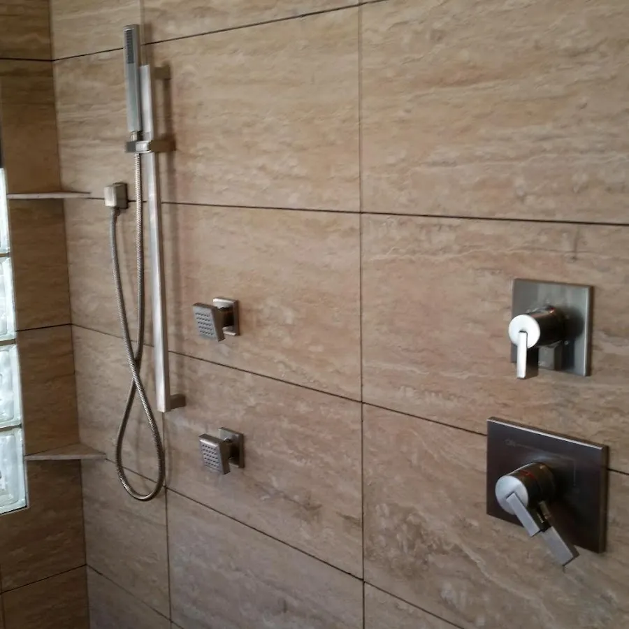 Shower fixture installation for Water Heater Replacement in St. John